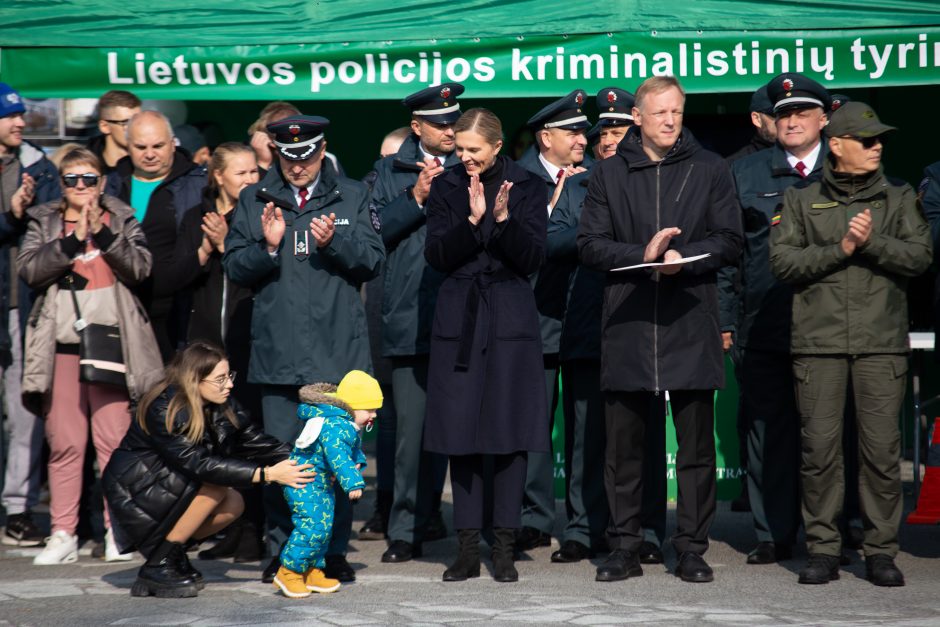 Kaune – didžiulė policijos šventė: pasitiko pramogų gausa