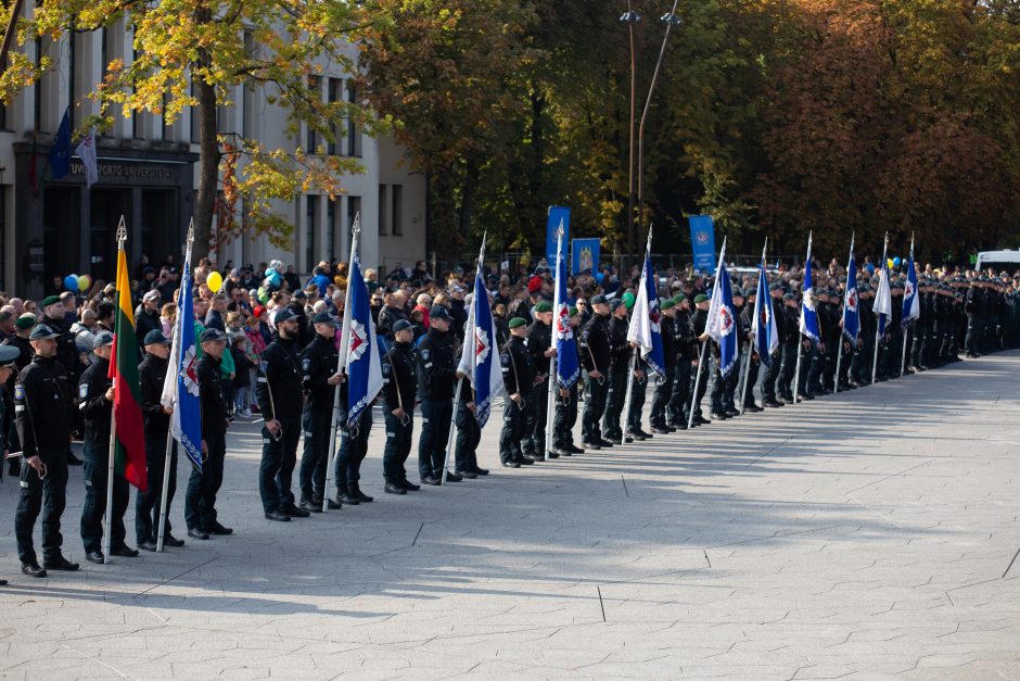 Kaune – didžiulė policijos šventė: pasitiko pramogų gausa