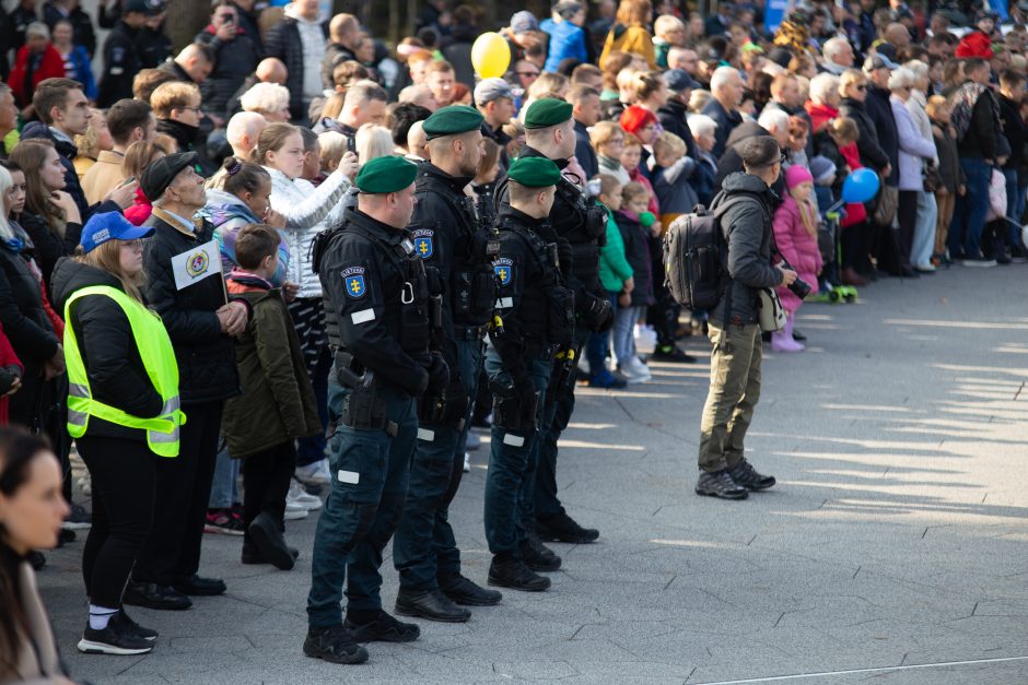 Kaune – didžiulė policijos šventė: pasitiko pramogų gausa