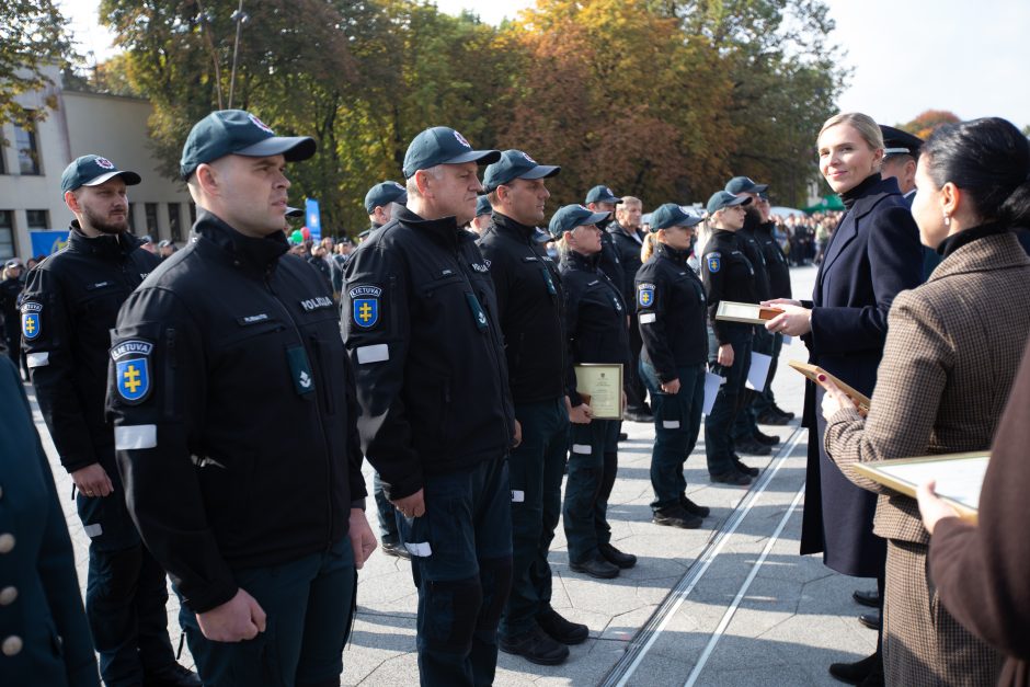 Kaune – didžiulė policijos šventė: pasitiko pramogų gausa