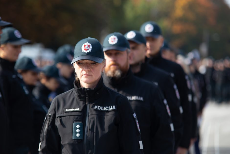 Kaune – didžiulė policijos šventė: pasitiko pramogų gausa