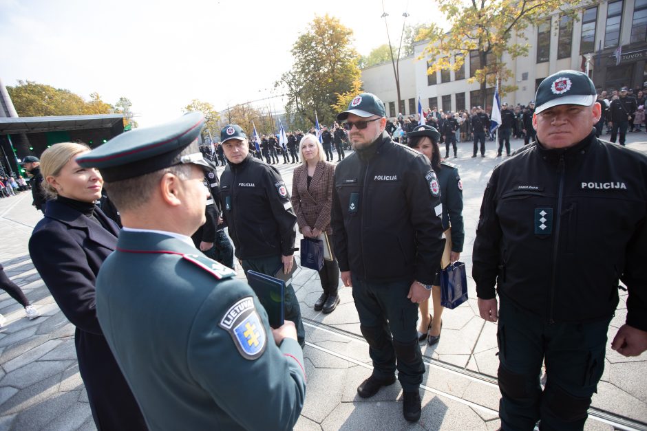 Kaune – didžiulė policijos šventė: pasitiko pramogų gausa