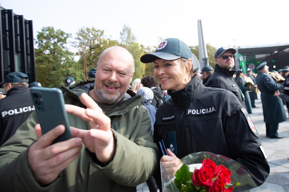 Kaune – didžiulė policijos šventė: pasitiko pramogų gausa