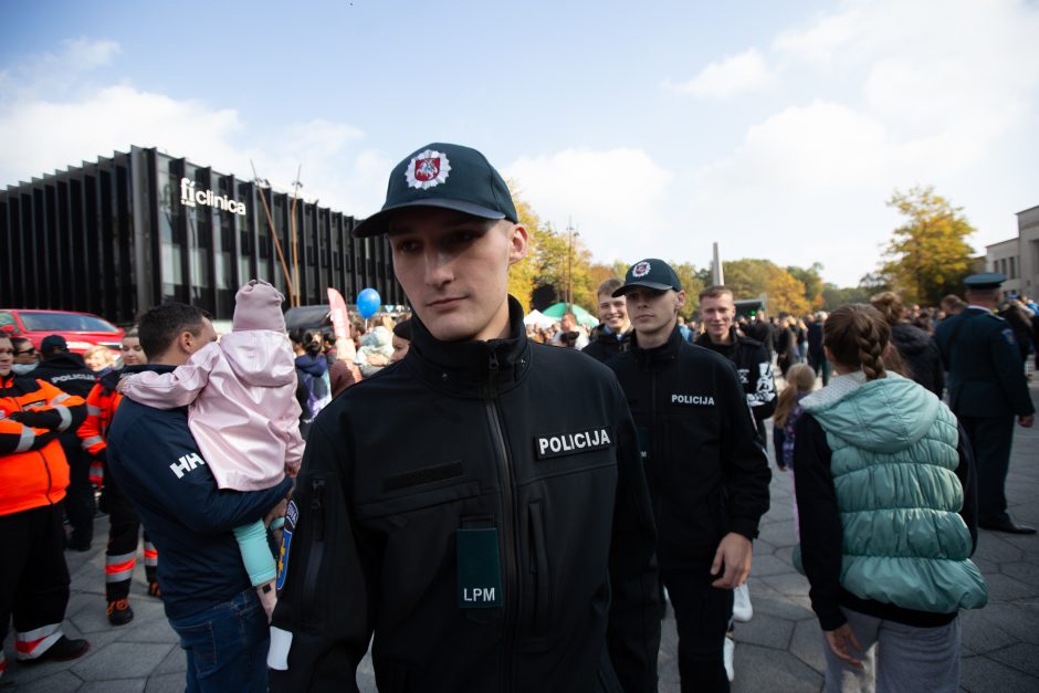 Kaune – didžiulė policijos šventė: pasitiko pramogų gausa