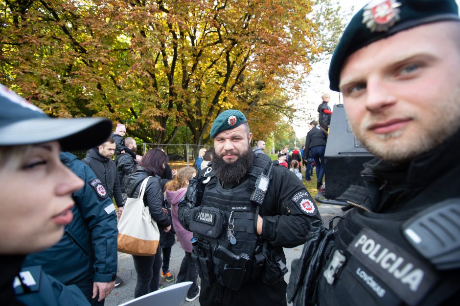 Kaune – didžiulė policijos šventė: pasitiko pramogų gausa