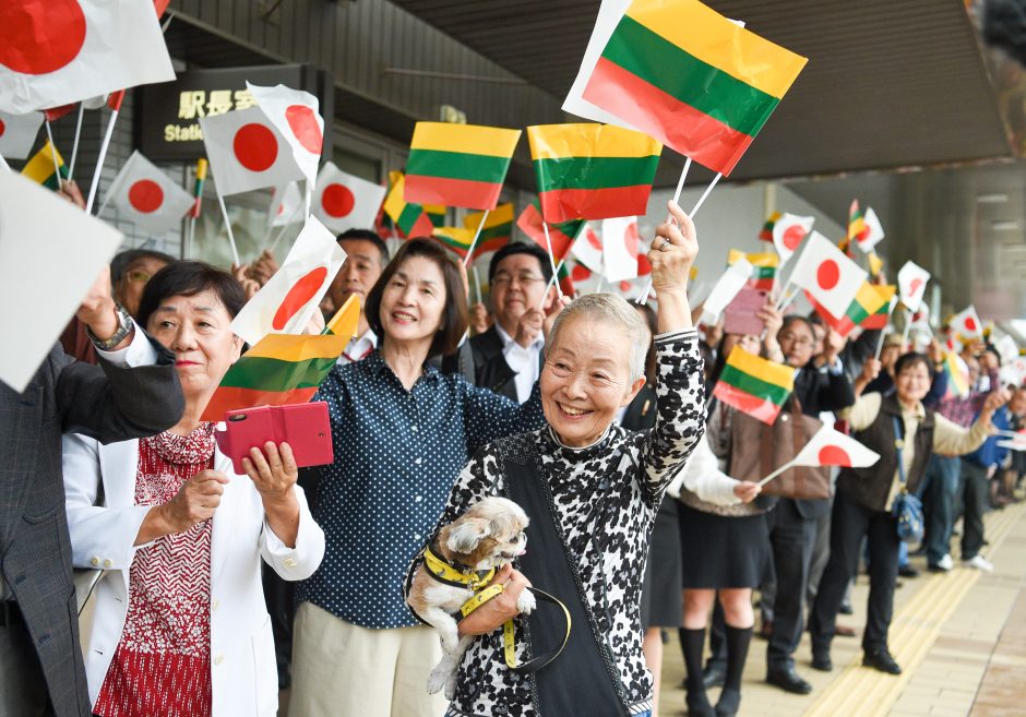 G. Nausėda pagerbė žydų gelbėtojo japonų diplomato Č. Sugiharos atminimą