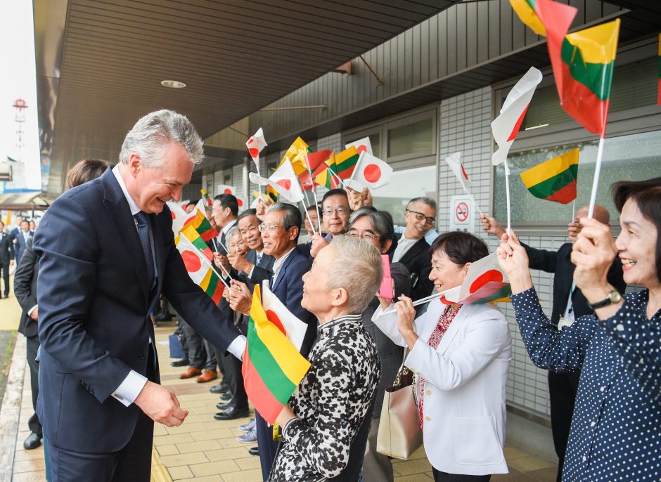 G. Nausėda pagerbė žydų gelbėtojo japonų diplomato Č. Sugiharos atminimą