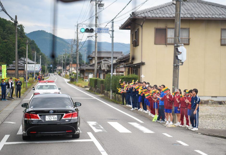 G. Nausėda pagerbė žydų gelbėtojo japonų diplomato Č. Sugiharos atminimą