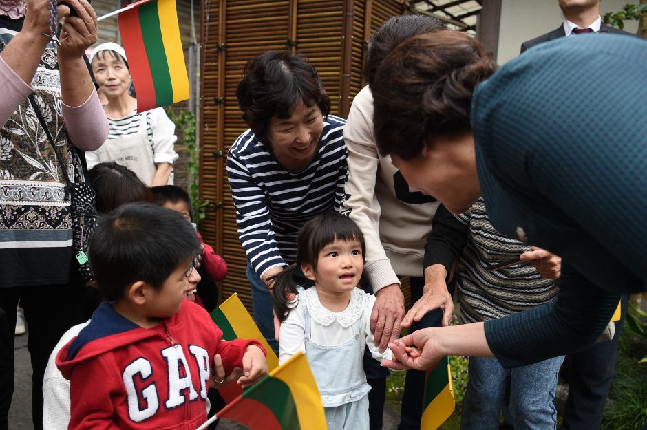 G. Nausėda pagerbė žydų gelbėtojo japonų diplomato Č. Sugiharos atminimą