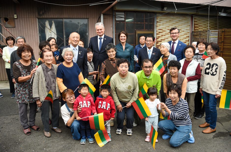 G. Nausėda pagerbė žydų gelbėtojo japonų diplomato Č. Sugiharos atminimą