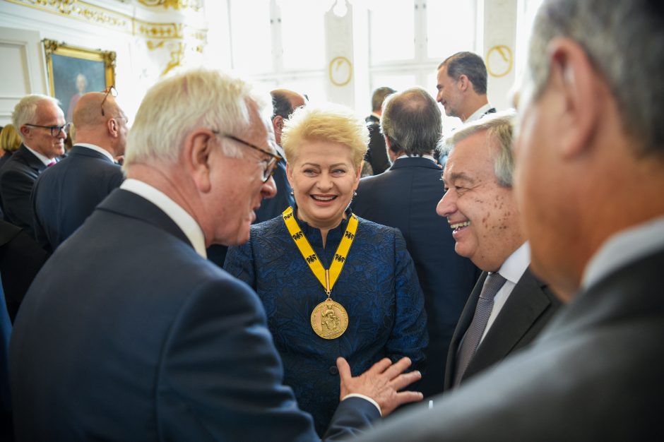 Karolio Didžiojo apdovanojimas skirtas Jungtinių Tautų vadovui