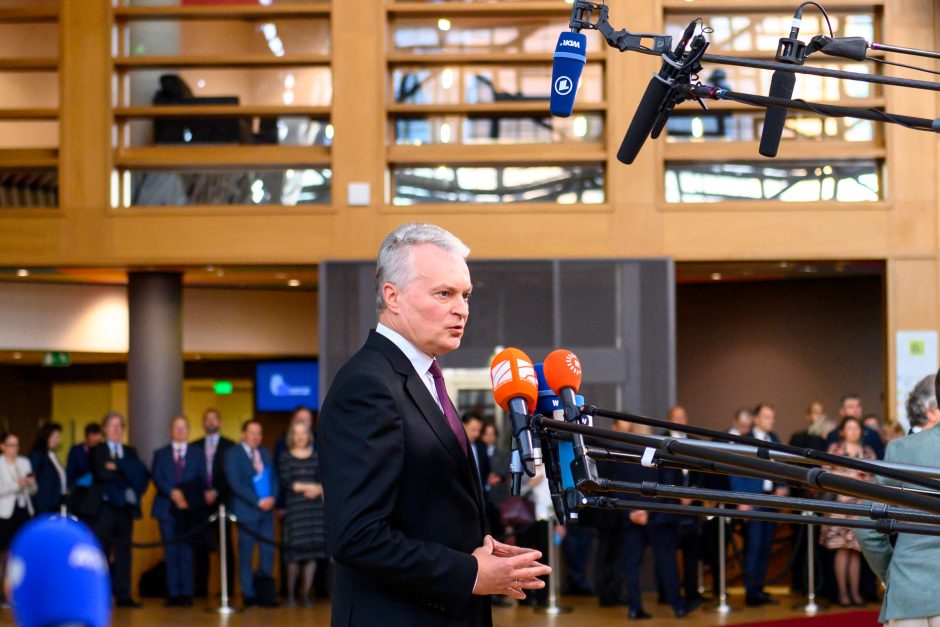 ES vadovai pritaria dujų kainų luboms: G. Nausėda tai vadina didžiausiu žingsniu pirmyn