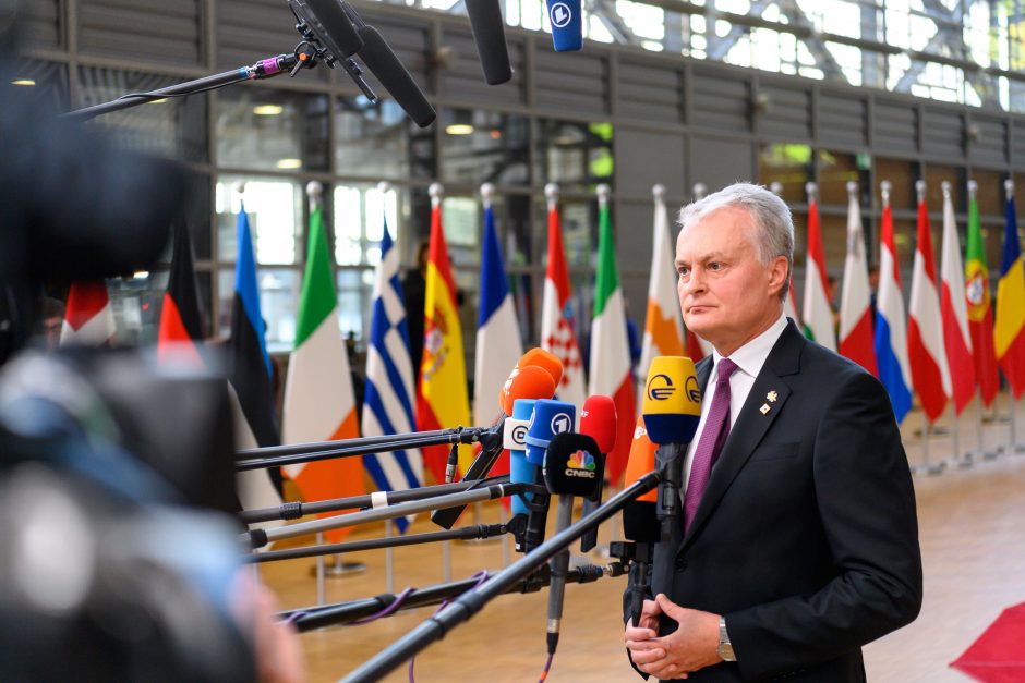 ES vadovai pritaria dujų kainų luboms: G. Nausėda tai vadina didžiausiu žingsniu pirmyn