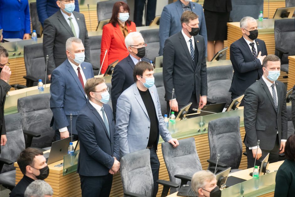 Seimas ragina suteikti Ukrainai ES kandidatės statusą: tai – moralinės paramos ženklas