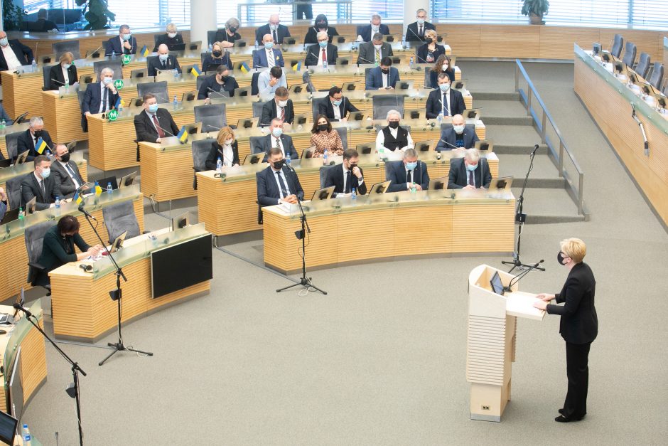 Seimas ragina suteikti Ukrainai ES kandidatės statusą: tai – moralinės paramos ženklas