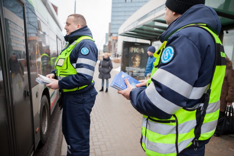 Viešojo transporto keleiviams – maloni kalėdinė staigmena