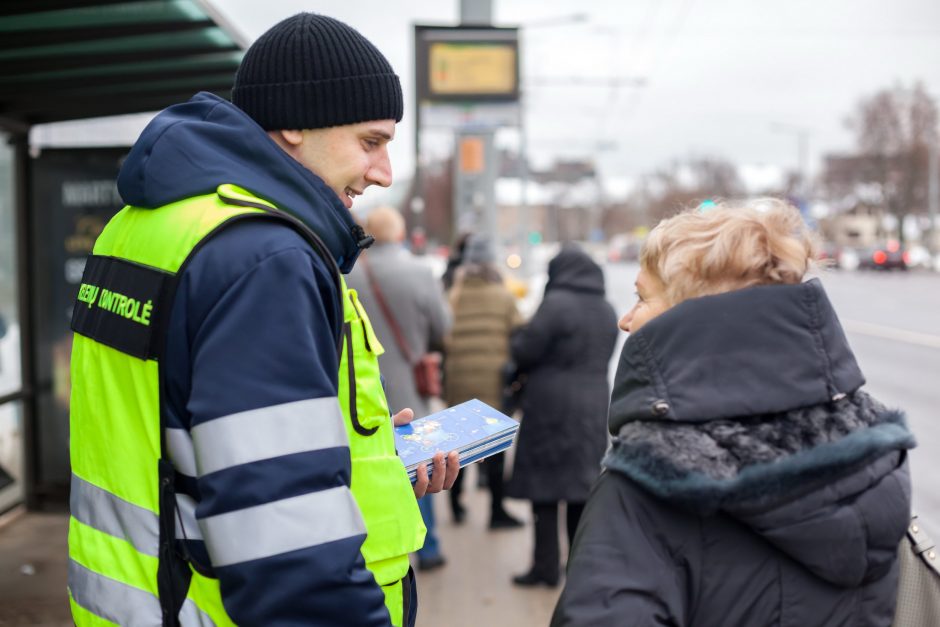 Viešojo transporto keleiviams – maloni kalėdinė staigmena