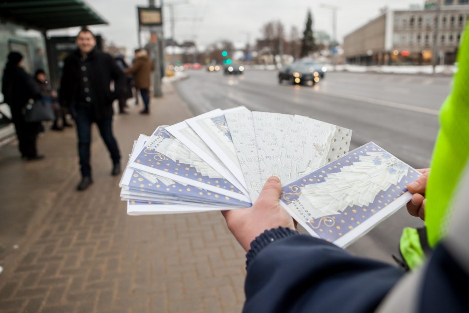 Viešojo transporto keleiviams – maloni kalėdinė staigmena