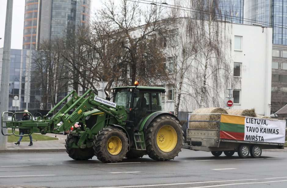 Lietuvos ūkininkai kyla į protestą: traktoriai važinės ir Vilniuje