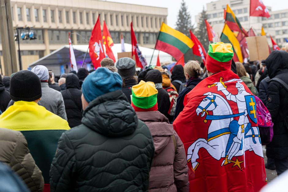 Sausio 13-osios minėjimas – triukšmingas: premjerė kalbą sakė su ašarom, protestuotojai rėkė „Gėda!“