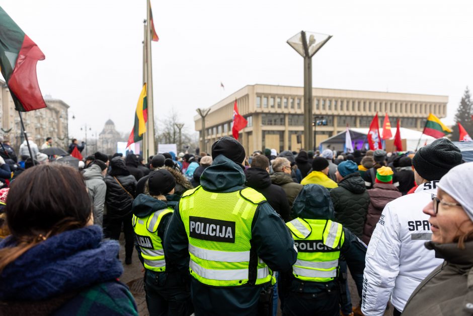 Sausio 13-osios minėjimas – triukšmingas: premjerė kalbą sakė su ašarom, protestuotojai rėkė „Gėda!“