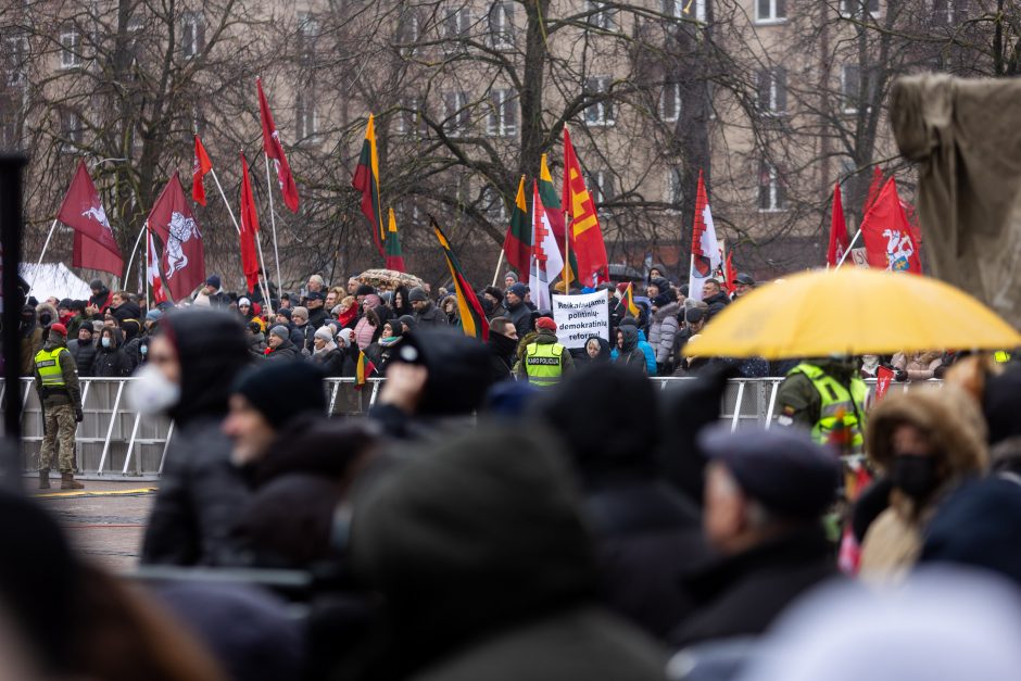 Sausio 13-osios minėjimas – triukšmingas: premjerė kalbą sakė su ašarom, protestuotojai rėkė „Gėda!“