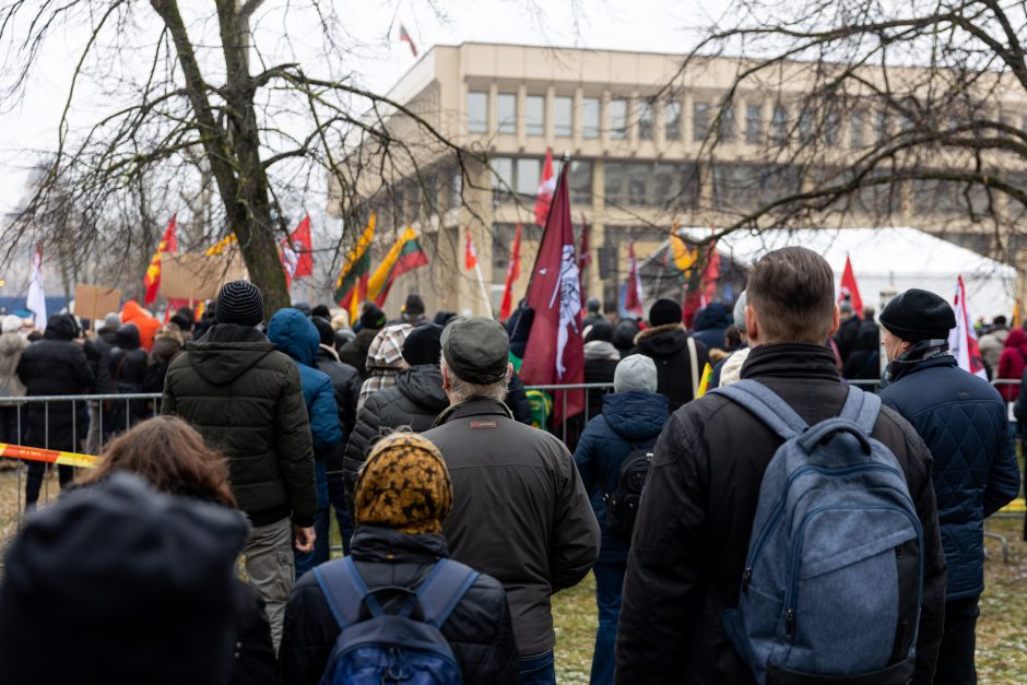 Sausio 13-osios minėjimas – triukšmingas: premjerė kalbą sakė su ašarom, protestuotojai rėkė „Gėda!“