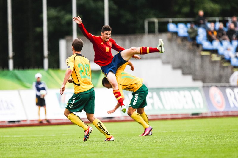 Europos U-19 futbolo čempionatas: Lietuva - Ispanija