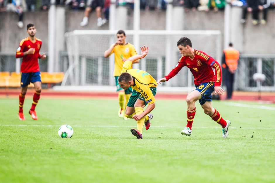 Europos U-19 futbolo čempionatas: Lietuva - Ispanija