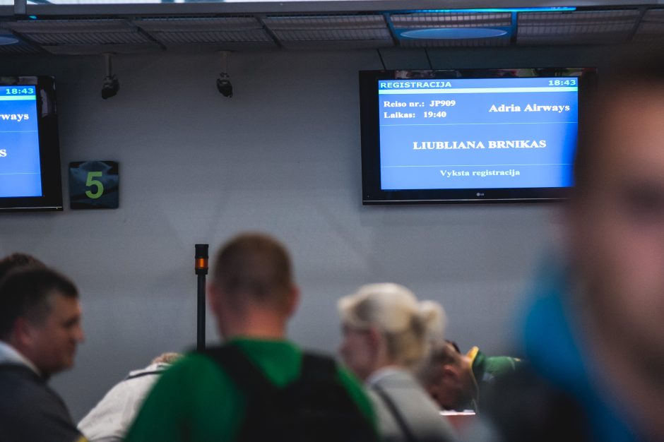 Lietuvos rinktinei nepavyko išskristi į Slovėniją