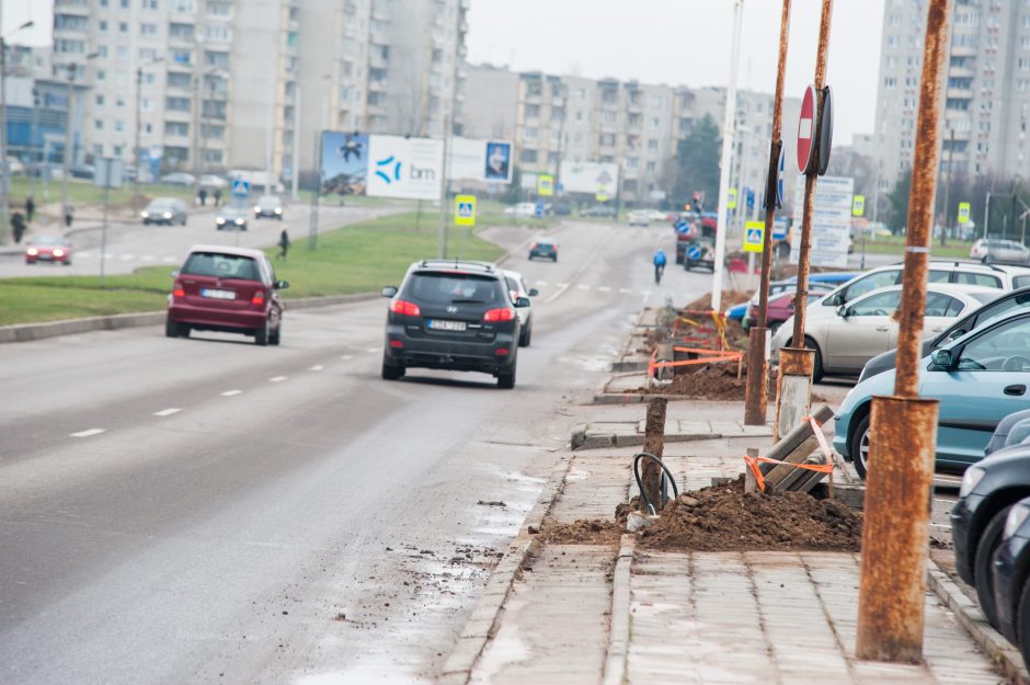 Kalėdinė dovana Šilainių gyventojams – gatvių žibintai