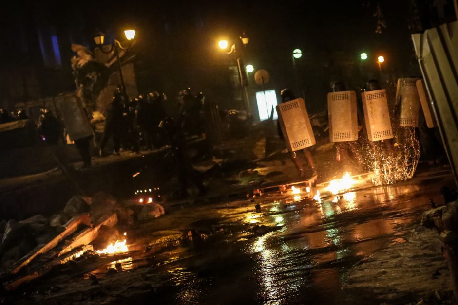 Kijeve protestuotojų veiksmai aktyvėja