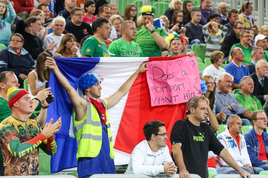 Solidų žaidimą pademonstravę lietuviai patiesė Prancūzijos rinktinę