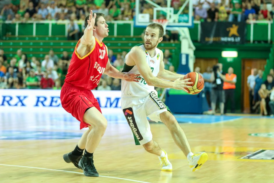 Lietuvos krepšininkai siekia dar kartą parklupdyti belgus
