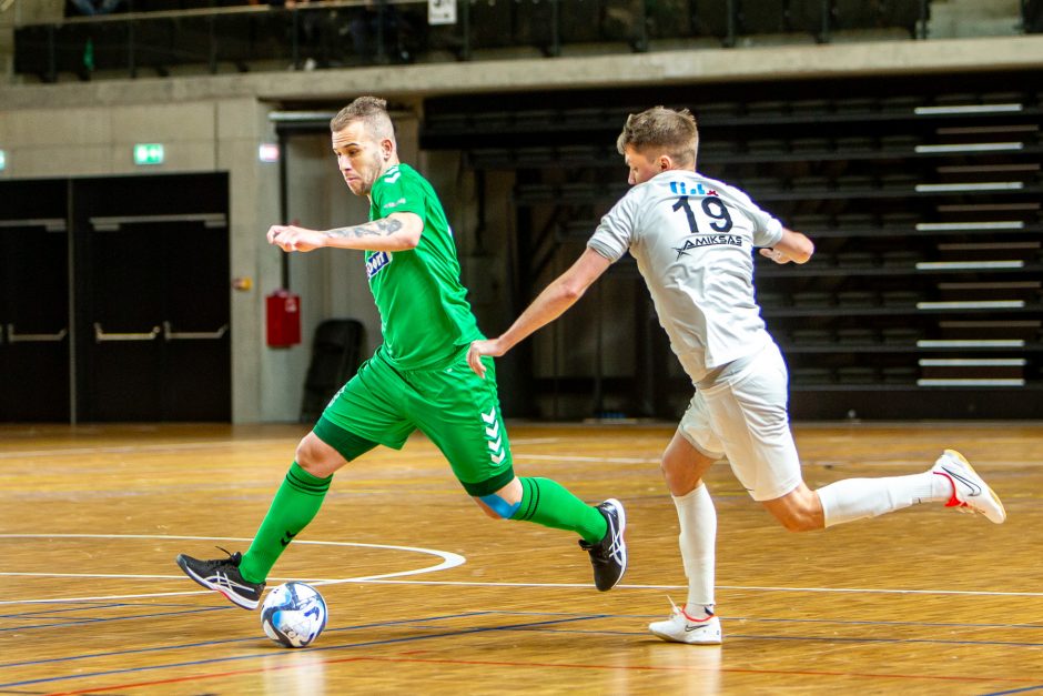 Futsalo A lyga: „K.Žalgiris“ – VIP 2:3