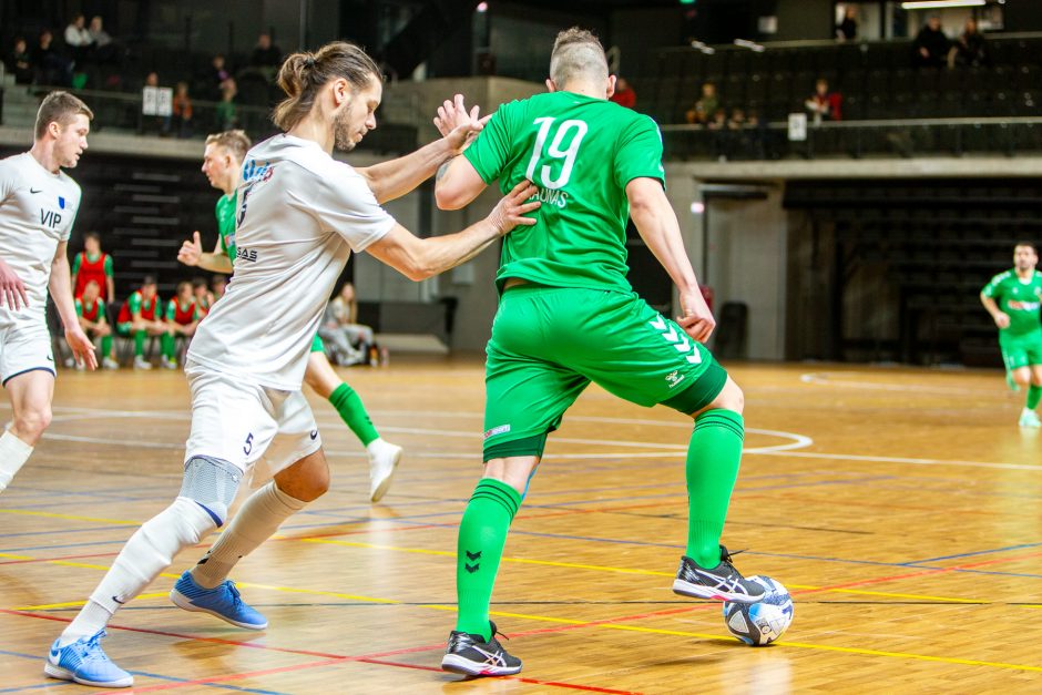 Futsalo A lyga: „K.Žalgiris“ – VIP 2:3