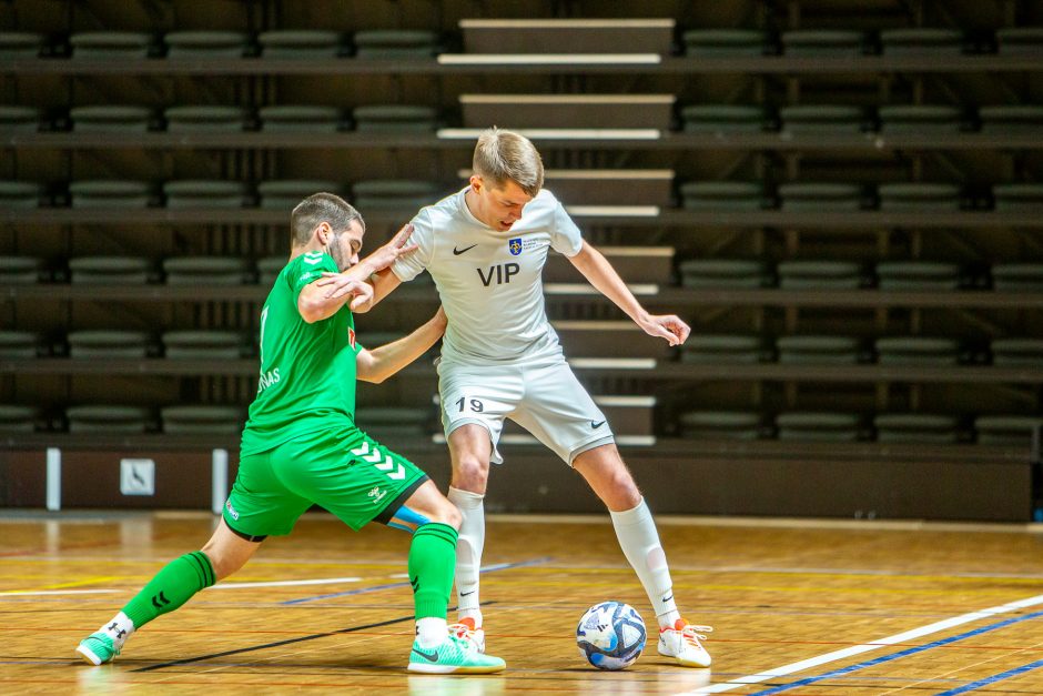 Futsalo A lyga: „K.Žalgiris“ – VIP 2:3