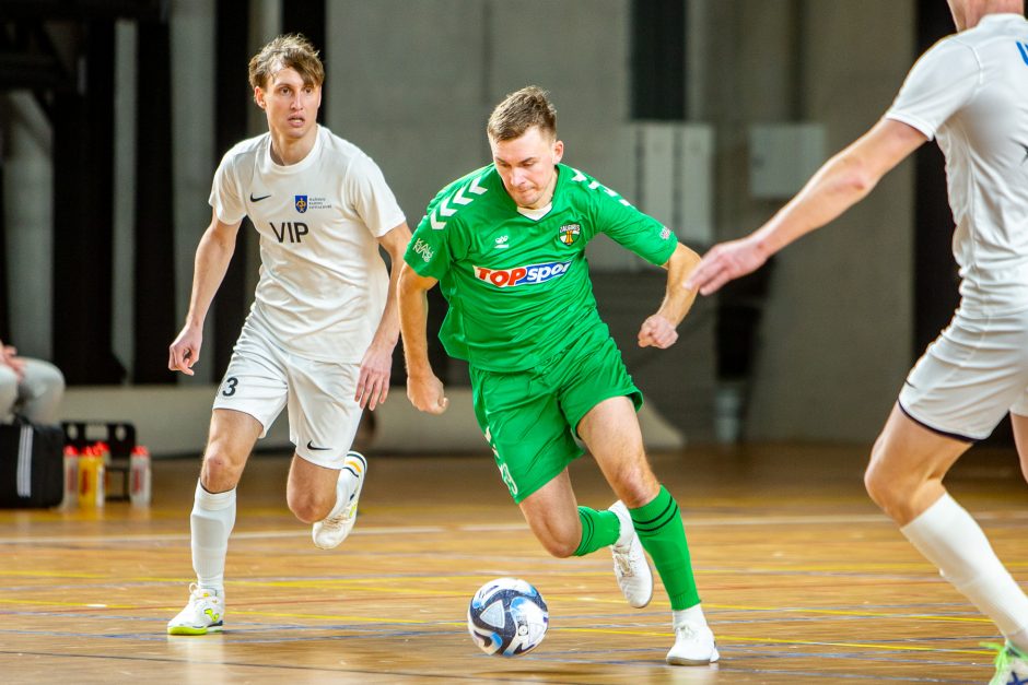 Futsalo A lyga: „K.Žalgiris“ – VIP 2:3