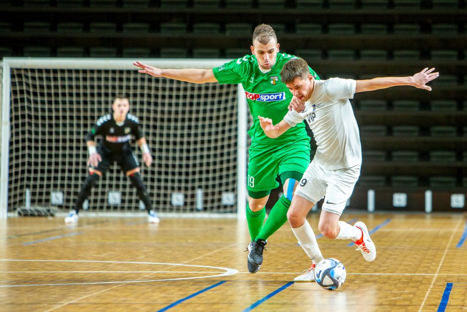 Futsalo A lyga: „K.Žalgiris“ – VIP 2:3