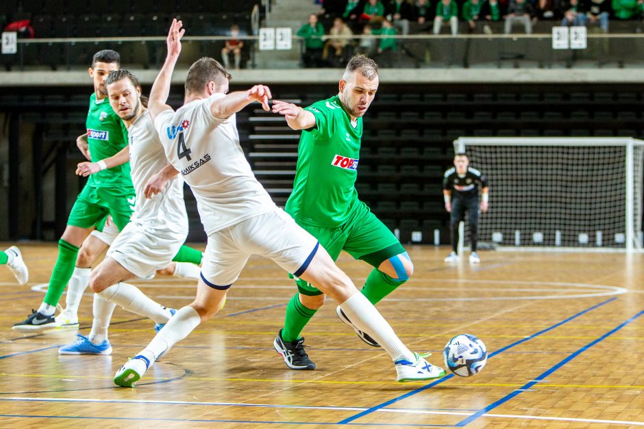 Futsalo A lyga: „K.Žalgiris“ – VIP 2:3