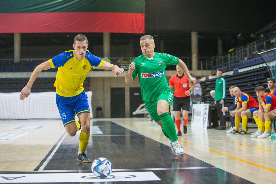 Salės futbolo A lyga: „Kėdainiai United“ – „K.Žalgiris“ 1:9