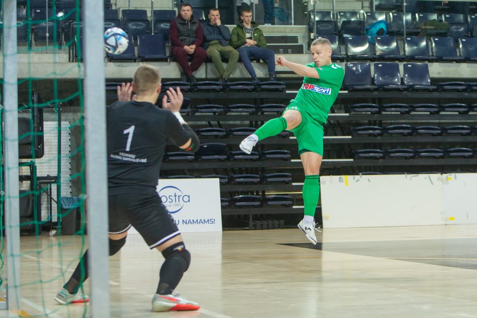 Salės futbolo A lyga: „Kėdainiai United“ – „K.Žalgiris“ 1:9