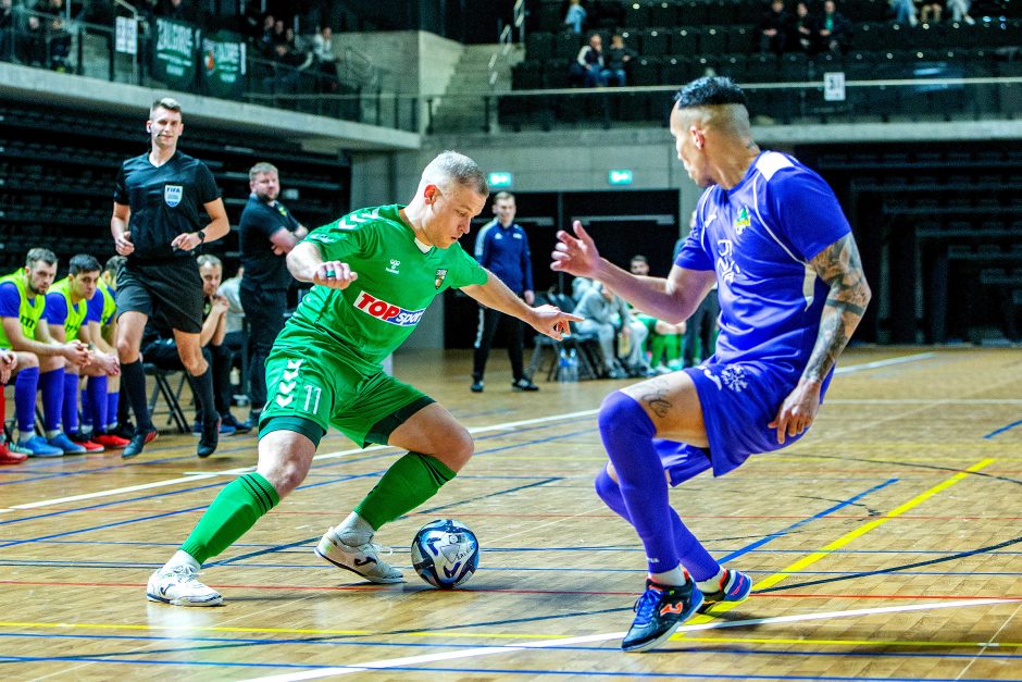 Salės futbolo A lygos finalas: „K.Žalgiris“ – „Vikingai“ 2:1