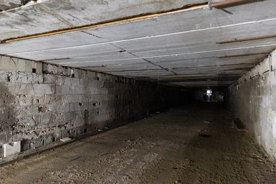 V. Benkunskas: atrastas tunelis Vilniaus centre galėtų tapti požemine perėja, priedanga