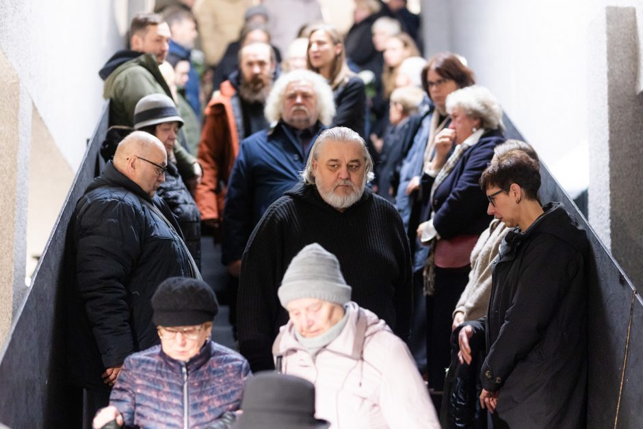 Amžinajam poilsiui išlydimas A. Kulikauskas