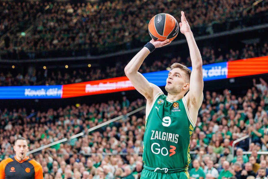 Eurolyga: Kauno „Žalgiris“ nusileido Vitorijos „Baskonia“