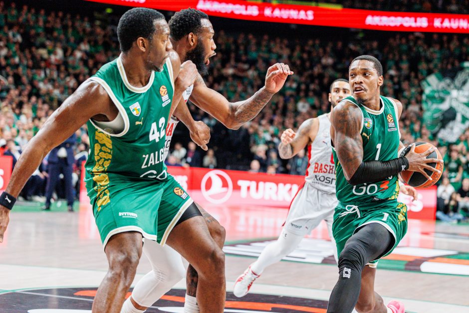 Eurolyga: Kauno „Žalgiris“ nusileido Vitorijos „Baskonia“