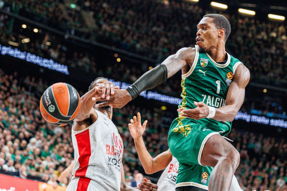 Eurolyga: Kauno „Žalgiris“ nusileido Vitorijos „Baskonia“