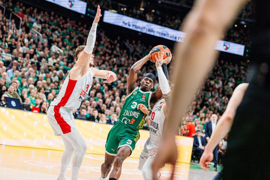 Eurolyga: Kauno „Žalgiris“ nusileido Vitorijos „Baskonia“