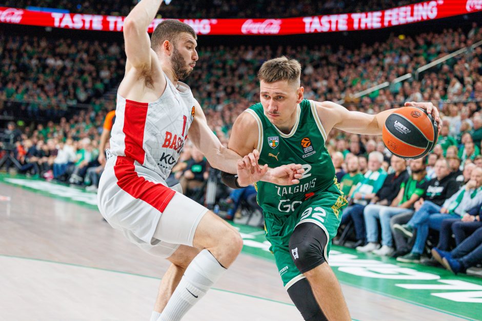 Eurolyga: Kauno „Žalgiris“ nusileido Vitorijos „Baskonia“